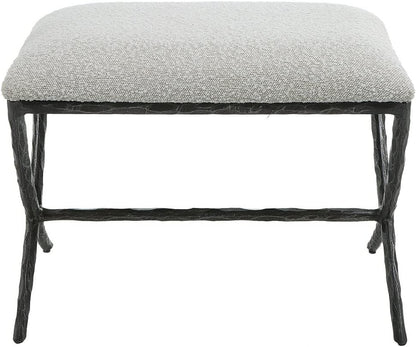 Uttermost Brisby - Small Bench-19 Inches Tall and 24 Inches Wide