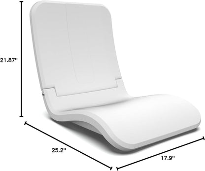 Coast Modern Portable Poolside Chair – Adult Foldable Flip Chair for Pool, Beach, Tailgating & Stadium – Durable Plastic with Back Support