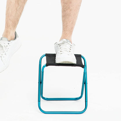 Portable Mini Folding Stool, Small Camping Stool Mortable Stool Can Hold Up to 150 Lbs