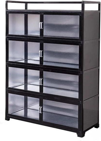 Kitchen Pantry Storage Cabinet Environmental Aluminum Composite Panel Aluminum Alloy Guardrail Pantry Cabinet, for Kitchen Living Room Bathroom(80 * 40 * 136cm)