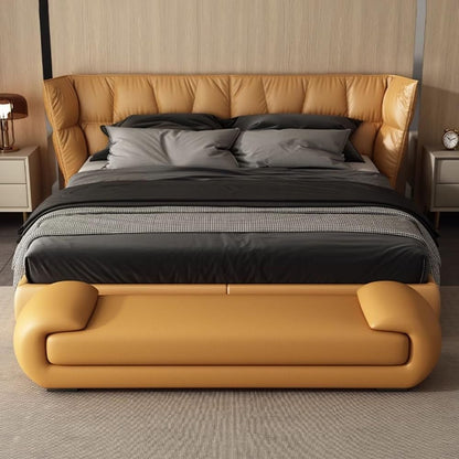 Modern Bed End Stool Bedroom Long Sofa Master Living Room Bedside Shoe Bench Entryway(Off-White,Medium)