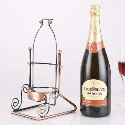 Stainless Steel 1.5L 3L 5L Large Retro Bottle Wine Holder for Home Decor (Size : 19 * 16 * 32cm)