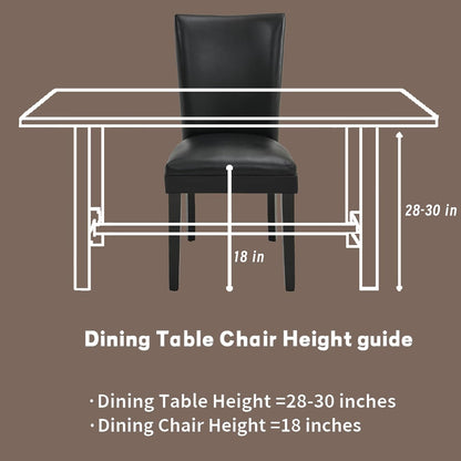 Parsons Solid Wood Dining Chairs Set of 6 with UP High Back, Kitchen Chairs with Upholstered Seat, Holds Up to 300 Lbs,Accent Chairs Easy Assembly, Light Blue CY1331HL