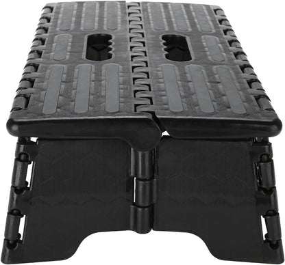 Folding Step Stool, The Lightweight Step Stool, Portable Folding Step Stool Black Step Ladder for Adults Seniors at Home, Kitchen, Bathroom, Bedroom, Closet