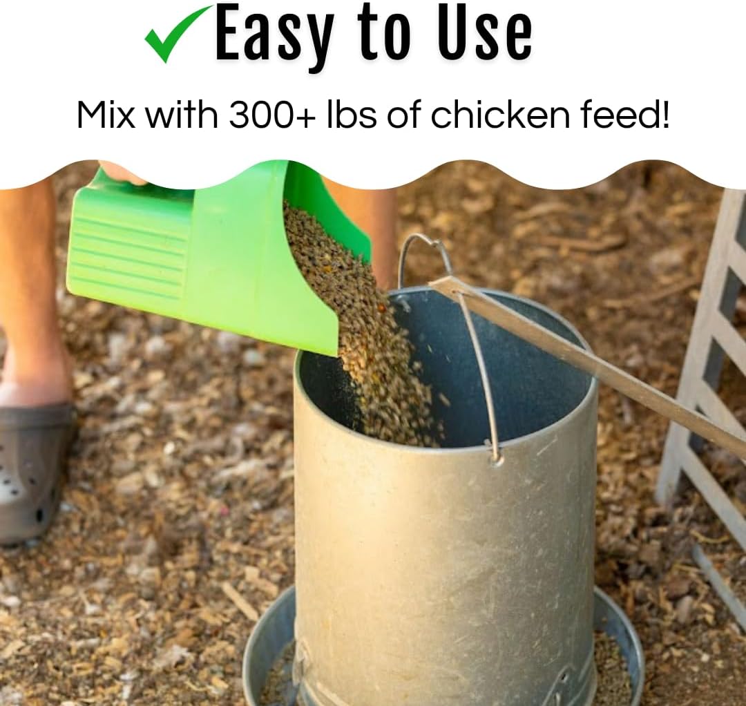 Herb Supplement for Backyard Chickens - Natural Chicken Treats, Poultry Feed Botanical Mix, Plant-Based Coop Snacks for Daily Wellness, Feather Quality, Egg Production, USA (5 LB)