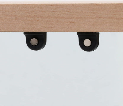 不二貿易(Fujiboeki) Fuji Boeki 72801 Collection Case, Figure Case, 3 Tiers, Width 23.8 x Depth 14.4 x Height 33.5 inches (60.5 x 36.5 x 85 cm), Natural, Wide, Rear Mirror, Assembly Required