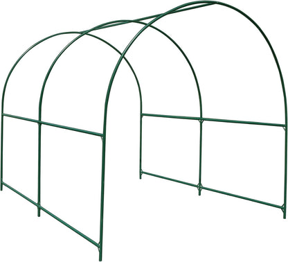 Strong Camel Greenhouse Replacement Frame for Outdoor Larger Hot Garden House , Support Arch Frame Climbing Plants/Flowers/Vegetables (6.5' x 7' x 7.2', Frame)