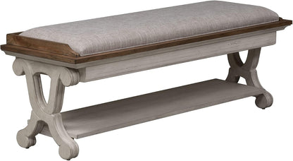 LIBERTY FURNITURE INDUSTRIES, INC. Farmhouse Reimagined Bed Bench