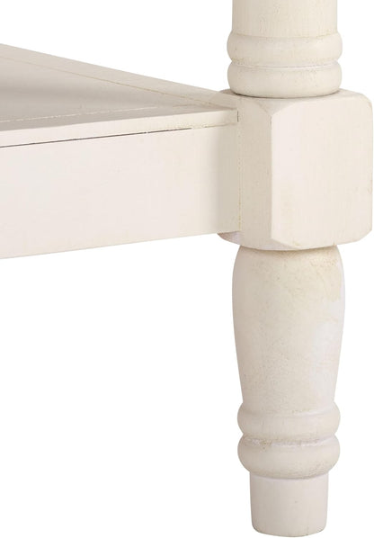 SAFAVIEH Home Collection - Cassie Ivory Accent Table, 3-Tier Storage Shelf, Classic Display Stand (ACC5715H)