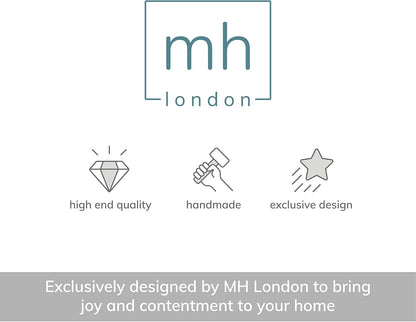 MH London Side Table - Crawford Wooden Modern C Shaped End Table - Exclusively Designed Hand Crafted Tables - End Table for Living Room, Bedroom Bedside Tables and Office