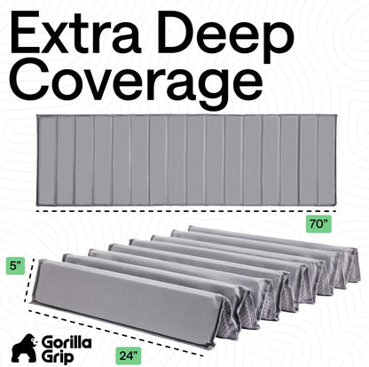 GORILLA GRIP Couch Cushion Support Board for Sagging Sofas, 24x70 Gray | Heavy Duty Slip Resistant Thick Boards Add Strong Seat Supports for Couch, Replacement Stuffing Firmer Couches Accessories
