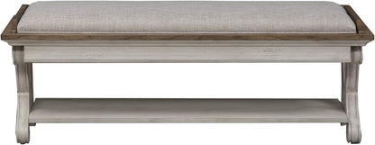 LIBERTY FURNITURE INDUSTRIES, INC. Farmhouse Reimagined Bed Bench