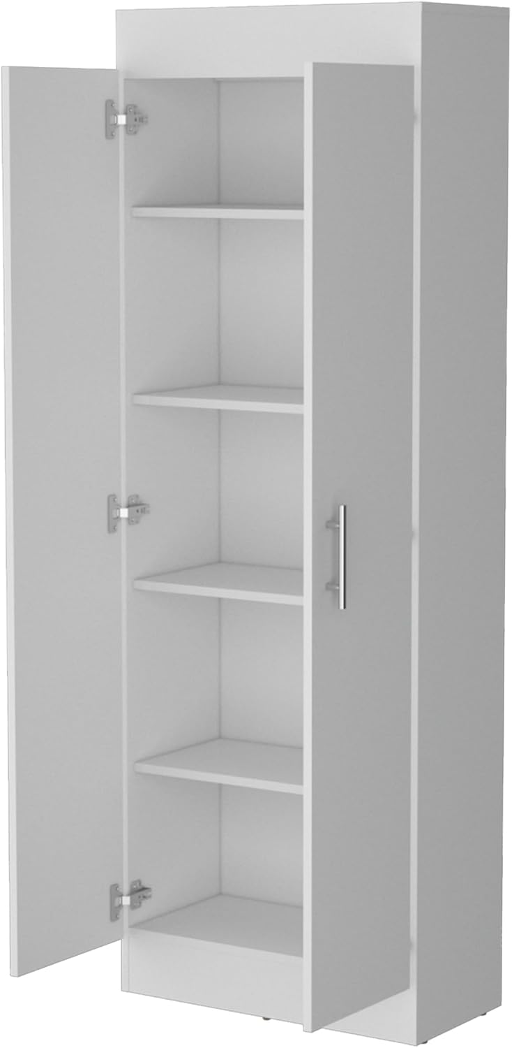Pantry Cabinet with Sleek 5-Shelf Storage