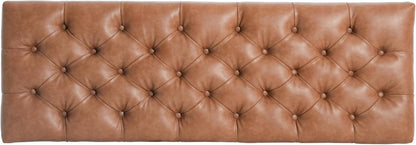 Christopher Knight Home Ottilie PU Leather Storage Ottoman Bench, Wooden Rectangular Ottoman with Storage, Bedroom End of Bed Foot Stool, Entryway Ottoman Footrest, Living Room Extra Seat, Brown