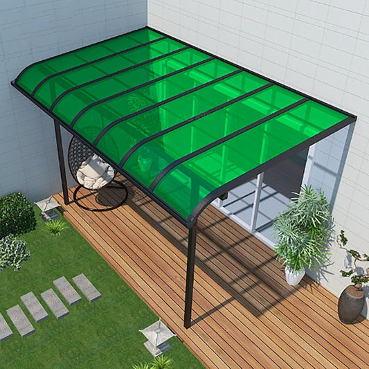 Daylighting Roof Panels Outdoor Sunshade Canopy Panels Greenhouse Panels Not Easy to Deform Easy to Assemble for Outdoor Shed Panels.(Green,2x26.2ft)