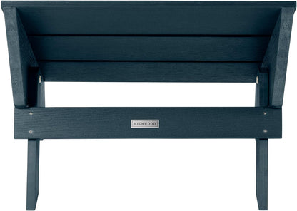 Highwood Italica Modern Adirondack Folding Ottoman, Federal Blue