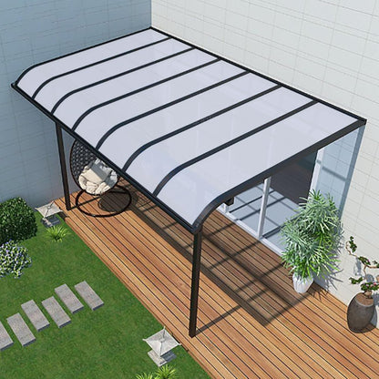 Daylighting Roof Panels Outdoor Sunshade Canopy Panels Greenhouse Panels Not Easy to Deform Easy to Assemble for Outdoor Shed Panels.(Milky White,4x3.3ft)