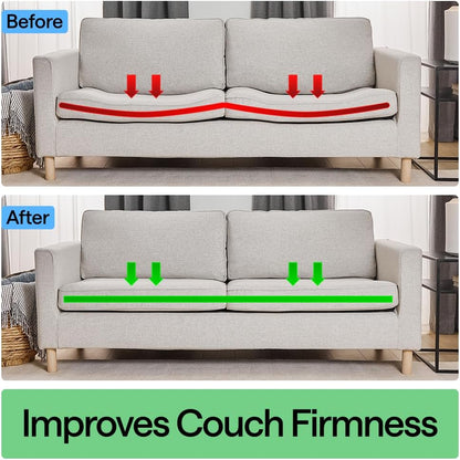GORILLA GRIP Couch Cushion Support Board for Sagging Sofas, 24x70 Gray | Heavy Duty Slip Resistant Thick Boards Add Strong Seat Supports for Couch, Replacement Stuffing Firmer Couches Accessories