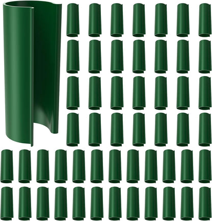 Jetec 64 Pieces Pool Cover Clamps for Above Ground Pools PVC Pipe Clips for Greenhouses, Row Covers, Shelters, Bird Protection, 2.4 Inches Long(1/2 Inch,Green)