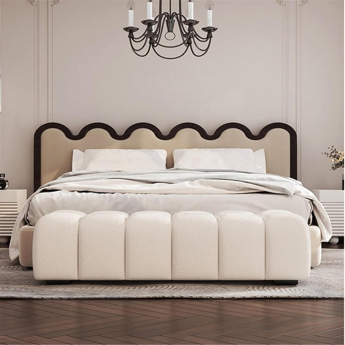 Modern Fabric Bed end Bench Long Bedroom Dressing Room Sofa Entryway(XXL)
