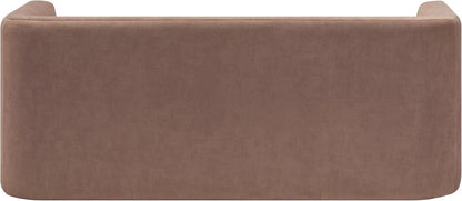 Livabliss Maryann Modern Bench, 24" H x 60" W x 23" D, Clear