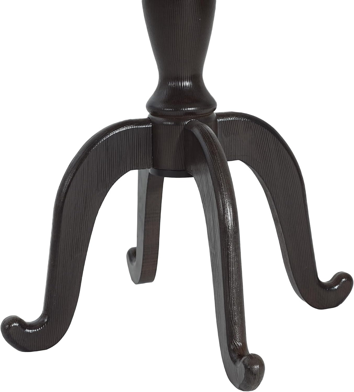 Christopher Knight Home Elizabeth 25" Small End Table with Spider Leg, Living Room Side Table, Accent Table with Lipped Tabletop, French Country Furniture, Wooden Small Coffee Table, Black + Natural