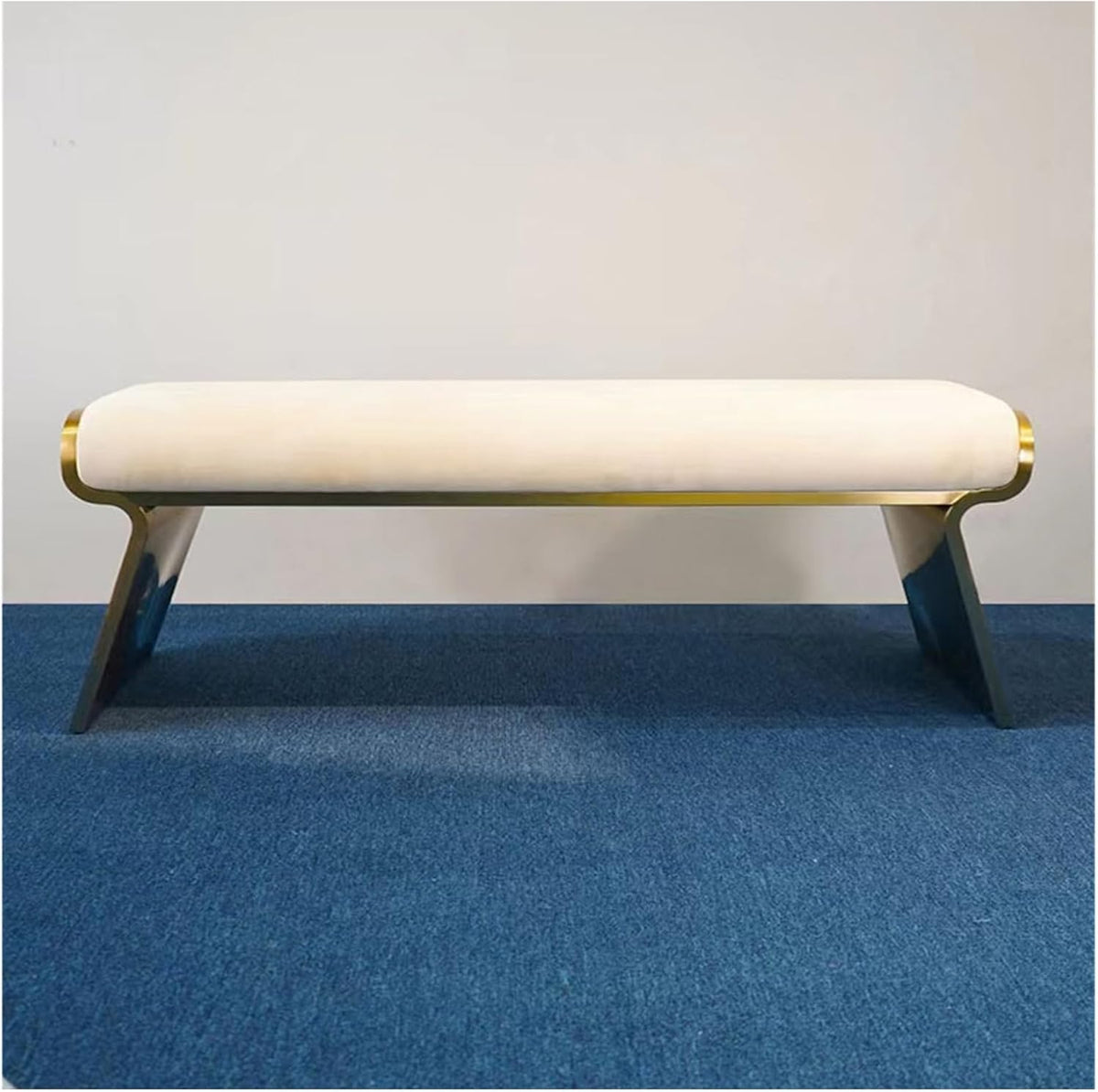 Modern Bed Bench, Modern Upholstered End of for Bedroom, Window Ottoman Benches Seat,Shoe for Entryway Living Room Entryway(140 * 36 * 45cm)