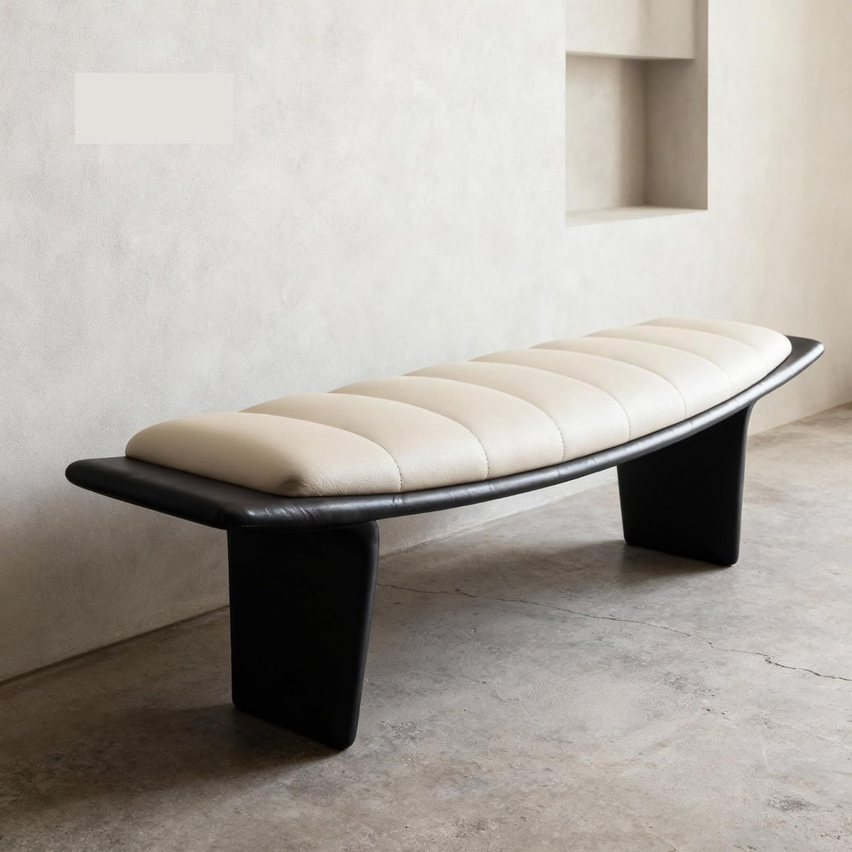 Modern Metal Living Room Shoe Changing Stool Bedroom Leather Upholstered Bed end Entryway(XL)