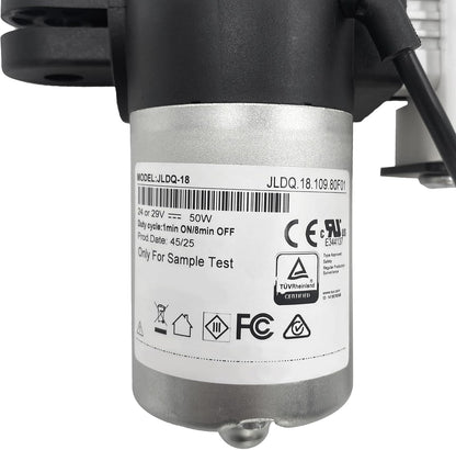 Motor Model JLDQ-18 JLDQ.18.109.80F01 Replace JLDQ-12B JLDQ.12.109.80 | 1 Connector Stroke 80mm Linear Actuator for Electric Sofa Lift Chair Power Recliner Parts Replacement