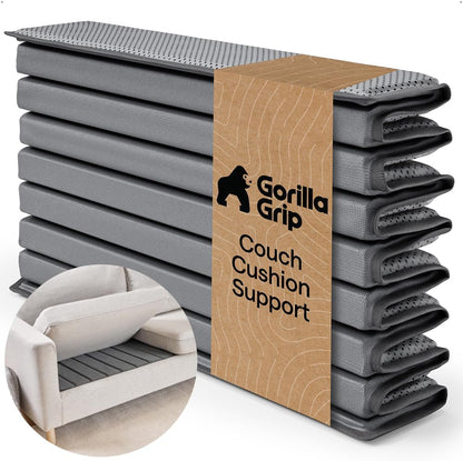 GORILLA GRIP Couch Cushion Support Board for Sagging Sofas, 21.5x70 Gray | Heavy Duty Slip Resistant Thick Boards Add Strong Seat Supports for Couch, Replacement Stuffing Firmer Couches Accessories