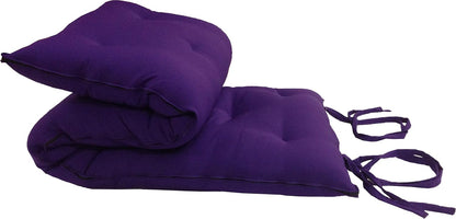 Purple Full Size Traditional Japanese Floor Futon Mattresses, Cotton Batting/Foam/Polyester Batting, Foldable Cushion Mats, Yoga, Meditaion 80 x 54 x 3