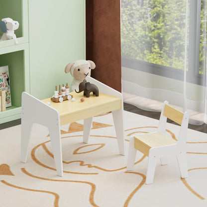 Kids Furniture Set for Bedroom Toddler Table and Chair Set Desk for | Compact toddler table and chair set for ages 2-8. Sturdy MDF wood construction supports play, study, and snack time. Ide
