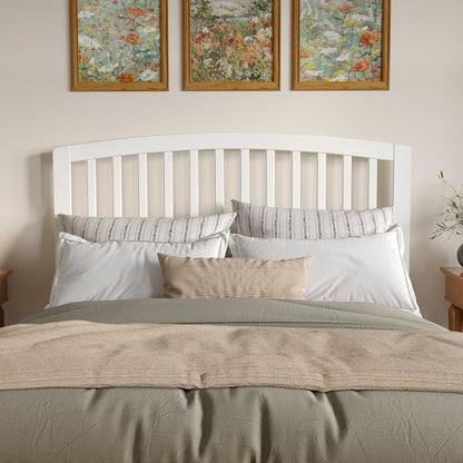 AFI, Richmond Slatted Queen Solid Wood Headboard, White