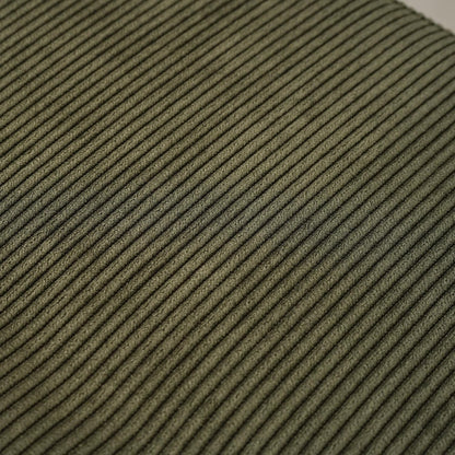 Comfy to go Entryway Bench - Green Bench for Bedroom, Modern Ottoman End of Bed, Corduroy Padded Benches for Living Room, Foyer, Mudroom, Hallway - 39" L x 14" W x 17" H | Corduroy Padded Benches for Living Room, Foyer, Mudroom, Hallway - 39" L x 14" W x