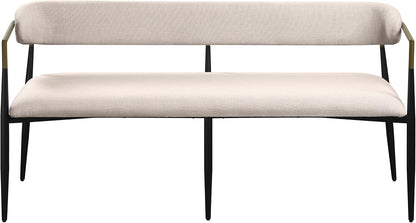 Acme Jaramillo Bench in Beige and Black