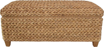 Coaster Home Furnishings - Laughton - Banana Leaf - Storage Bench with Lift-Top Lid and Soft-Close Hinges - Entryway Room - Natural - 500215NTL