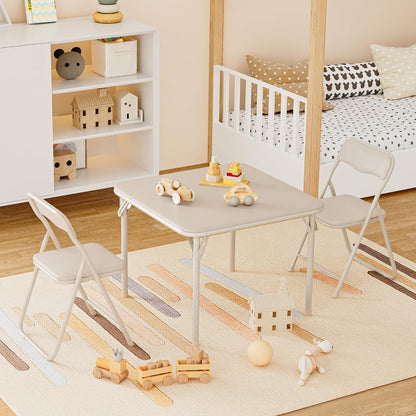 LinTimes Mini Folding Table & Chair Set - 20lb, Simple, Multi, 27.95x26.85, and Box