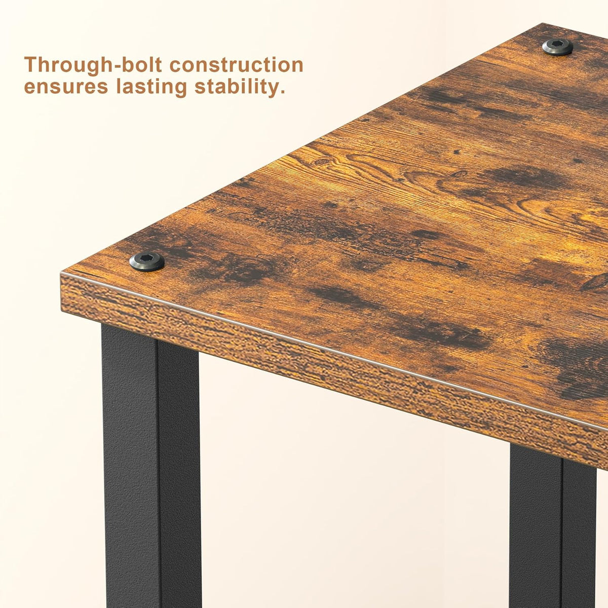 TUTOTAK End Table with Charging Station, Side Table Set of 2, Nightstand