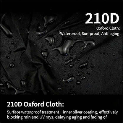 Heavy-Duty 210D Oxford Swing Cover-Waterproof UV-Resistant and Windproof Hammock with Drawstring(Double(200cm*230cm))