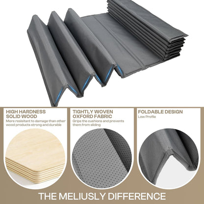 Amyracel Heavy Duty Couch Cushion Support Board to Fix Sagging Sofas, 24 x 96 Thick Wood Sofa Cushion Support Board, Foldable Deep Couch Supporter Replacement Stuffing Under Couches