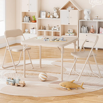 LinTimes Mini Folding Table & Chair Set - 20lb, Simple, Multi, 27.95x26.85, and Box