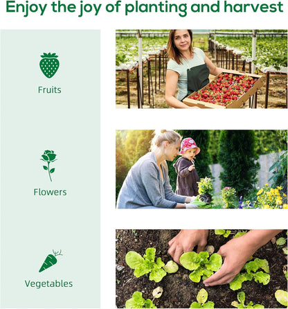 Outsunny 11.5' x 10' x 6.5' Walk-in Greenhouse, Tunnel Green House with Zippered Mesh Door and 6 Mesh Windows, Gardening Plant Hot House with Galvanized Steel Frame, White