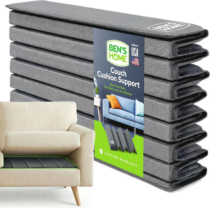 BEN'SHOME® Deep Couch Cushion Support, Fix Sagging Sofas | 68-81" x 30" | Thick 0.5״ Solid Wood Boards Under Cushions with Anti-Slip Fabric to Repair Sagging Sofa Springs, Worn Couches Replacement