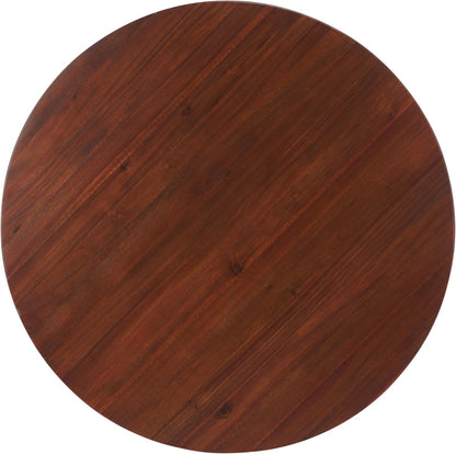 SAFAVIEH Home Collection - Sergio Rustic Cafe Brown Round Dining Table, Traditional Pedestal Design, Seats up to 4 (DTB9215A)