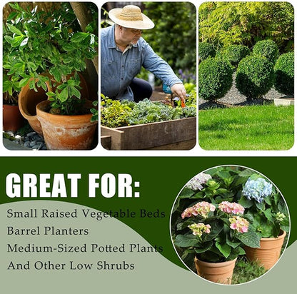 8 Pcs Plant Covers Frost Protection Bag 39.3" x 19.6" Winter Reusable Plants Jacket with Drawstring Shrub Protection Wraps Bags Frost Blanket for Winter Outdoor Garden Plants
