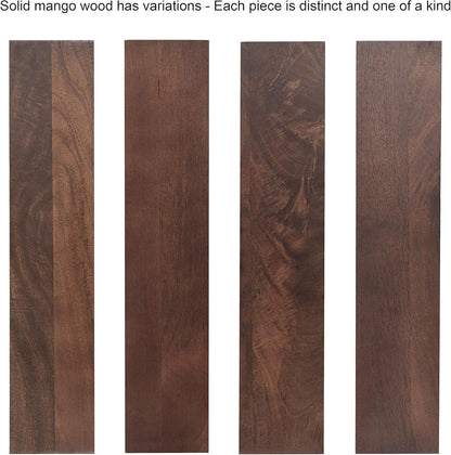 Kate and Laurel Klarc Modern Slatted Wood Round Drink Table, 12 x 12 x 22, Walnut Brown, Circle Pedestal Table for Use as Bedroom Nightstand, Indoor Plant Stand, or Decorative Living Room Accent