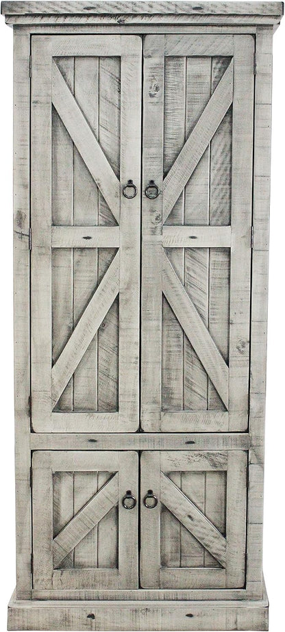 American Heartland MFG. Rustic Double Door Pantry, Rustic Dela Verria