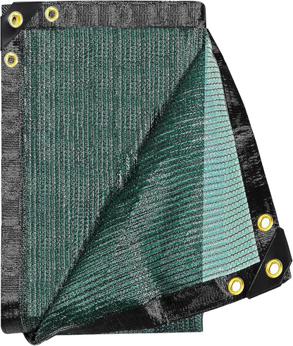 E.share 70% Shade Cloth for Garden, 12 Ft X 8 Ft Sun Shades Outdoor Patio with Grommets for Plant Covers,Porch Screen,Pergola Shade Cover,Greenhouse,Green