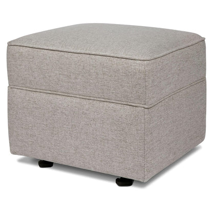 Namesake Willa/Alden Gliding Ottoman in Performance Grey Eco-Weave, Water Repellent & Stain Resistant, Greenguard Gold & CertiPUR-US Certified