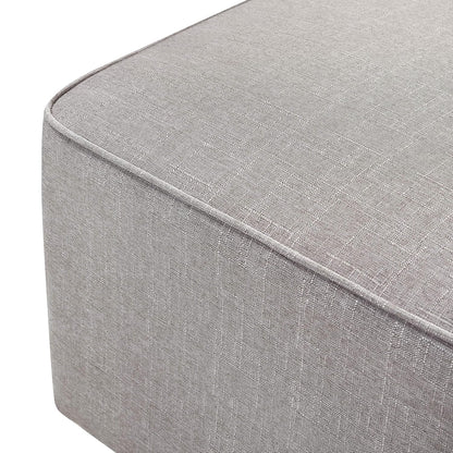 DaVinci Universal Gliding Ottoman in Misty Grey, Greenguard Gold & CertiPUR-US Certified